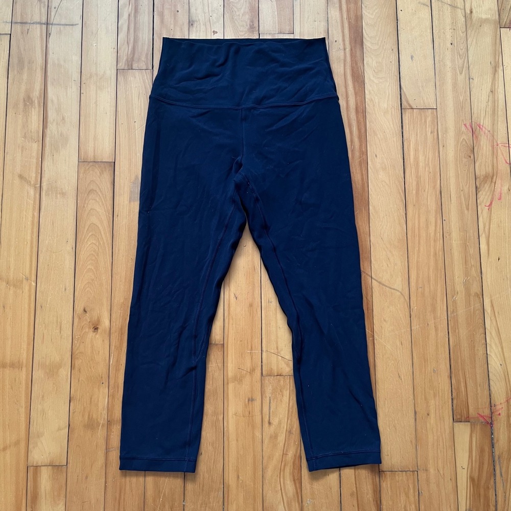 Lululemon Align High Rise Crop Leggings Black Size 6